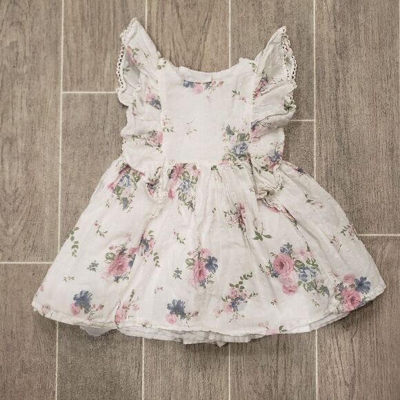 Catherine Malandrino Mini Floral Cottage Core Dress - Picture 1 of 11